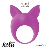 Фиолетовое эрекционное кольцо Kitten Kyle - Lola Games - во Владимире купить с доставкой