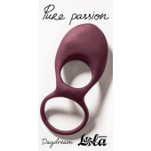 Бордовое эрекционное виброкольцо Daydream - Lola Games - во Владимире купить с доставкой