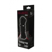 Черная веревка для шибари DELUXE BONDAGE ROPE - 5 м. - Dream Toys - купить с доставкой во Владимире