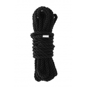 Черная веревка для шибари DELUXE BONDAGE ROPE - 5 м. - Dream Toys - купить с доставкой во Владимире