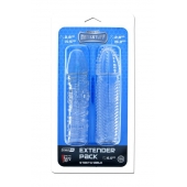 Комплект из 2 прозрачных насадок на пенис PENIS EXTENDER PACK - Dream Toys - во Владимире купить с доставкой