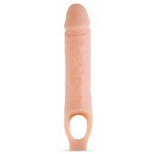 Телесный реалистичный фаллоудлинитель 10 Inch Silicone Cock Sheath Penis Extender - 25,4 см. - Blush Novelties - во Владимире купить с доставкой