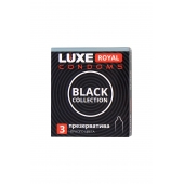Черные презервативы LUXE Royal Black Collection - 3 шт. - Luxe - купить с доставкой во Владимире