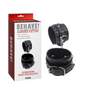 Черные наручники Surrender Wrist Restraints - Chisa - купить с доставкой во Владимире