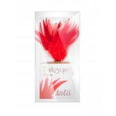 Красный перьевой тиклер Plume - 23 см. - Lola Lingerie - купить с доставкой во Владимире