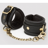 Черные наручники Bound to You Faux Leather Wrist Cuffs - Fifty Shades of Grey - купить с доставкой во Владимире