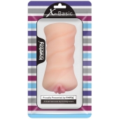 Телесный мастурбатор-вагина X-Basic Pocket Pussy без вибрации - Lovetoy - во Владимире купить с доставкой