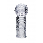 Прозрачная рельефная насадка на палец Ricol - 8 см. - A-toys во Владимире Прозрачная рельефная насадка на палец Ricol - 8 см. - A-toys