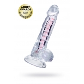 Прозрачный гибкий фаллоимитатор Paret - 18 см. - A-toys купить с доставкой в интернет-магазине Orgasmix во Владимире Прозрачный гибкий фаллоимитатор Paret - 18 см. - A-toys