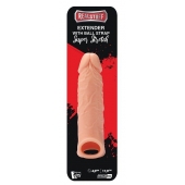 Телесная насадка EXTENDER WITH BALL STRAP 6.5 - 17 см. - Dream Toys - во Владимире купить с доставкой