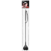 Черный стек с наконечником-сердечком - 54 см. - Notabu - купить с доставкой во Владимире