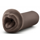 Коричневый мастурбатор-ротик Naughty Nicole - Blush Novelties - во Владимире купить с доставкой