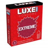 Текстурированные презервативы LUXE Royal Extreme - 3 шт. - Luxe - купить с доставкой во Владимире