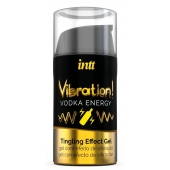 Жидкий интимный гель с эффектом вибрации Vibration! Vodka Energy - 15 мл. - INTT - купить с доставкой во Владимире