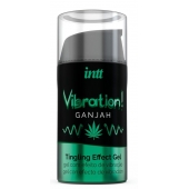 Жидкий интимный гель с эффектом вибрации Vibration! Ganjah - 15 мл. - INTT - купить с доставкой во Владимире