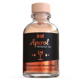 Массажный гель с согревающим эффектом Aperol - 30 мл. - INTT - купить с доставкой во Владимире