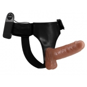 Страпон на трусиках с вибрацией Ultra Passionate Harness - 16 см. - Baile - купить с доставкой во Владимире
