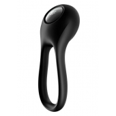 Черное эрекционное виброкольцо Majestic Duo - Satisfyer - во Владимире купить с доставкой