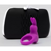 Фиолетовое эрекционное виброкольцо Happy Rabbit Cock Ring Kit - Happy Rabbit - во Владимире купить с доставкой