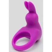 Фиолетовое эрекционное виброкольцо Happy Rabbit Cock Ring Kit - Happy Rabbit - во Владимире купить с доставкой