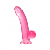 Розовый реалистичный фаллоимитатор Fush - 18 см. - A-toys купить с доставкой в интернет-магазине Orgasmix во Владимире Розовый реалистичный фаллоимитатор Fush - 18 см. - A-toys