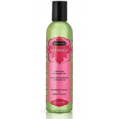 Массажное масло Naturals Strawberry Dreams с ароматом клубники - 236 мл. - Kama Sutra - купить с доставкой во Владимире