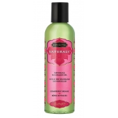 Массажное масло Naturals Strawberry Dreams с ароматом клубники - 59 мл. - Kama Sutra - купить с доставкой во Владимире