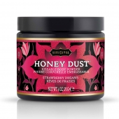 Пудра для тела Honey Dust Body Powder с ароматом клубники - 170 гр. - Kama Sutra - купить с доставкой во Владимире