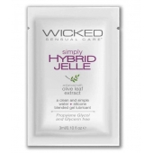 Гель-лубрикант на водно-силиконовой основе Simply Hybrid Jelle - 3 мл. - Wicked - купить с доставкой во Владимире
