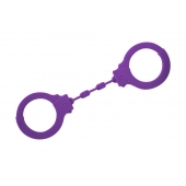 Фиолетовые силиконовые поножи Limitation - Lola Games - купить с доставкой во Владимире
