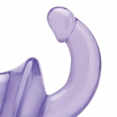 Фиолетовый безремневой страпон Strapless Strap-On - Lux Fetish - купить с доставкой во Владимире