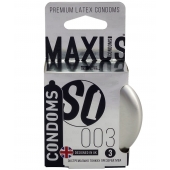 Экстремально тонкие презервативы в железном кейсе MAXUS Extreme Thin - 3 шт. - Maxus - купить с доставкой во Владимире