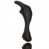 Черное эрекционное кольцо с двумя моторами Zeus Dual Vibe Cock Ring - FeelzToys - во Владимире купить с доставкой