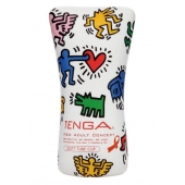 Мастурбатор-туба Keith Haring Soft Tube CUP - Tenga - во Владимире купить с доставкой