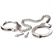 Металлические наручники Metal Leg Cuffs - Pipedream - купить с доставкой во Владимире