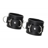 Черные наручники Anonymo на сцепке - ToyFa - купить с доставкой во Владимире