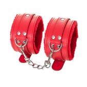 Красные оковы Anonymo из искусственной кожи - ToyFa - купить с доставкой во Владимире