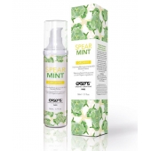 Разогревающее массажное масло Gourmet Spearmint Organic с органическими ингредиентами - 50 мл. - Exsens - купить с доставкой во Владимире