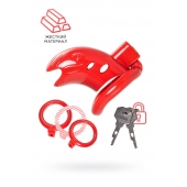 Красный мужской пояс верности из пластика - ToyFa - купить с доставкой во Владимире