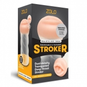 Мастурбатор-ротик ZOLO DEEP THROAT - Zolo - во Владимире купить с доставкой