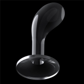 Прозрачный стимулятор простаты Flawless Clear Prostate Plug - 15 см. - Lovetoy - во Владимире купить с доставкой