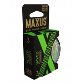 Презервативы в пластиковом кейсе MAXUS AIR Mixed - 3 шт. - Maxus - купить с доставкой во Владимире