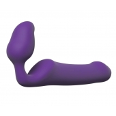 Фиолетовый безремневой страпон Queens L - Adrien Lastic - купить с доставкой во Владимире