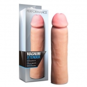 Телесная фаллическая насадка на пенис Magnum Xtender - 23 см. - Blush Novelties - во Владимире купить с доставкой