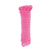 Розовая веревка для связывания Sweet Caress Rope - 10 метров - Sweet Caress - купить с доставкой во Владимире