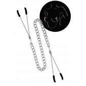 Регулируемые зажимы для сосков Sweet Caress Nipple Chain - Sweet Caress - купить с доставкой во Владимире