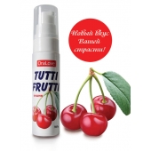 Гель-смазка Tutti-frutti с вишнёвым вкусом - 30 гр. - Биоритм - купить с доставкой во Владимире