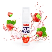 Гель-смазка Tutti-frutti с земляничным вкусом - 30 гр. - Биоритм - купить с доставкой во Владимире