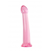Розовый нереалистичный фаллоимитатор Jelly Dildo XL - 22 см. - Toyfa Basic купить с доставкой в интернет-магазине Orgasmix во Владимире Розовый нереалистичный фаллоимитатор Jelly Dildo XL - 22 см. - Toyfa Basic