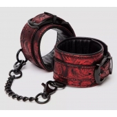 Красно-черные наручники Reversible Faux Leather Wrist Cuffs - Fifty Shades of Grey - купить с доставкой во Владимире